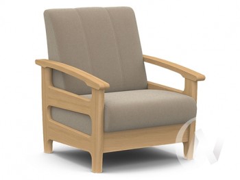 Кресло для отдыха Омега (бук лак/CATANIA LATTE) в Чике - chik.mebel54.com | фото