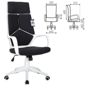 Кресло офисное BRABIX Prime EX-515 (черная ткань) в Чике - chik.mebel54.com | фото