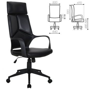 Кресло офисное BRABIX Prime EX-515 (экокожа) в Чике - chik.mebel54.com | фото