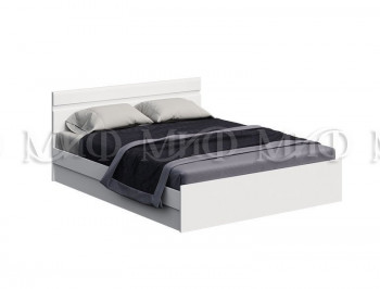 Кровать с подъемным механизмом Нэнси New 1,4м (Белый/белый глянец) в Чике - chik.mebel54.com | фото