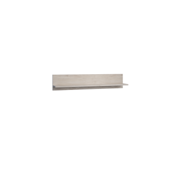 Полка навесная Саманта Дуб харбор белый в Чике - chik.mebel54.com | фото