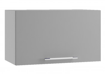 Ройс ПГ 600 Шкаф верхний горизонтальный (Графит софт/корпус Серый) в Чике - chik.mebel54.com | фото