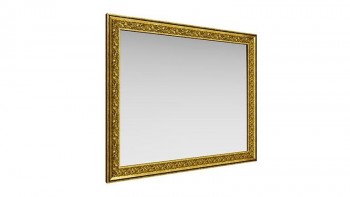 Зеркало навесное "Айрум"/(дуб кальяри / профиль: золото с орнаментом) в Чике - chik.mebel54.com | фото
